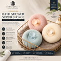 3x Bath Shower Scrub Sponge