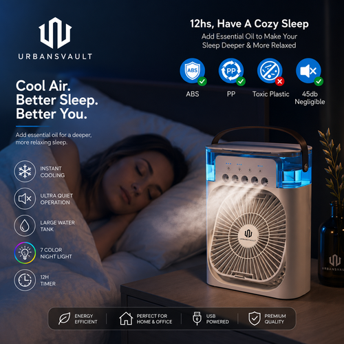 Portable Mini Air Cooler Fan